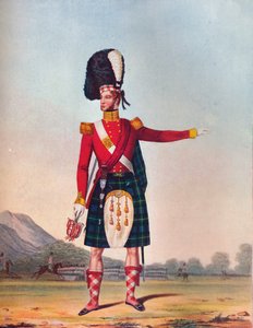 Oficial del 92º Regimiento de Infantería Highland, c. 1833. 1914 de Unbekannt