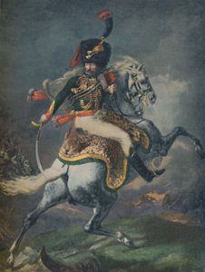 Oficial de los Cazadores Montados Cargando. Guardia Imperial, c1812, 1896 de Unbekannt