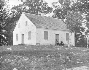 La antigua iglesia Dunkards, Antietam, Maryland, EE.UU., c. 1900 de Unbekannt
