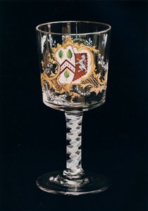 Antigua copa de vidrio inglesa, c. 1775 de Unbekannt