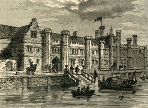Antiguo Palacio de Greenwich, en 1630, c1878