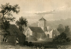 Iglesia de Old Shoreham, 1835