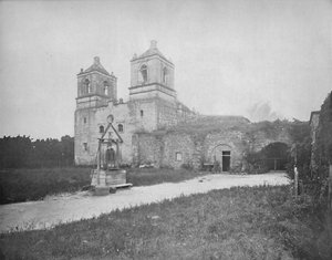 Antigua misión española, San Antonio, Texas, c1897 de Unbekannt