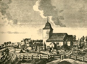Antiguo cementerio de la iglesia de St. Pancras, c1780 de Unbekannt