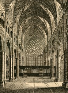 Vieja Catedral de San Pablo - El Interior, Mirando al Este, 1897