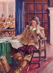 Oliver Cromwell 1599-1658 rechazando la corona, 1937 de Unbekannt