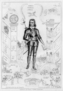 Oliver Cromwell como Cristo, c1650s