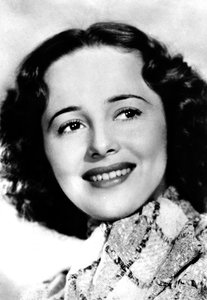 Olivia de Havilland nacida en 1916, actriz estadounidense, c1930s-c1940s