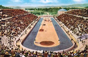Estadio Olímpico, Atenas, 1906 de Unbekannt