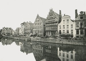 En la orilla del Escalda, Gante, Bélgica de Unbekannt