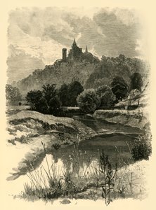En el Churnet, cerca de Alton Towers, 1898. de Unbekannt