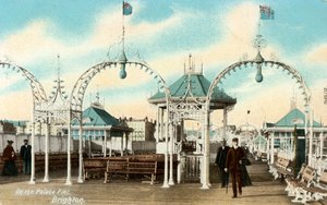 En el muelle del palacio, Brighton, Sussex, c1900s de Unbekannt