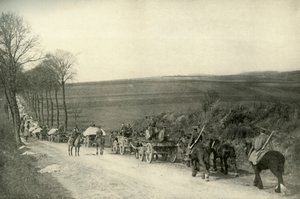 En camino a las trincheras de Unbekannt