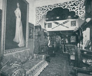 Una de las Salas de Recepción en el Instituto Sandow, c1898 de Unbekannt
