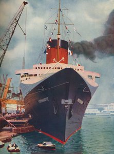 Uno de los Grandes Barcos del Mundo. El transatlántico francés Normandie, 1937 de Unbekannt
