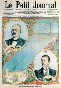 Apertura del enlace de telégrafo inalámbrico entre París y Casablanca, 1907