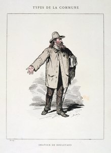 Orador de Boulevard, Comuna de París, 1871