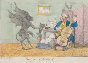 Origen de la gota, ca. 1810 de Unbekannt