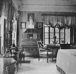 Finca Ostafyevo. La sala Karamzin, finales del siglo XIX