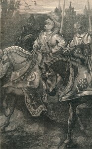 Otterburn - El avance de Hotspur, 1388, c. 1910