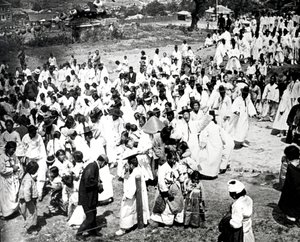 Reunión al aire libre, Corea, 1900 de Unbekannt