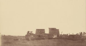 Vista del Palacio de Karnak