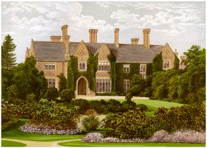 Oxley Manor, Staffordshire, hogar de la familia Staveley-Hill, c. 1880 de Unbekannt