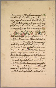 Página del Ramayana, 1800s de Unbekannt