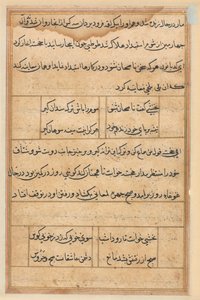 Página de Cuentos de un loro Tuti-nama: página de texto, c. 1560 de Unbekannt