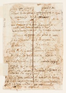 Página de un cuaderno de bocetos; Himeneo de Unbekannt