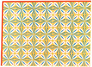 Techo pintado en la tumba de Hepuseneb, Tebas, Egipto, 1928