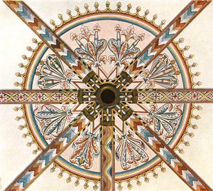 Decoración pintada en la Catedral, Limburg an der Lahn, Alemania, 1928 de Unbekannt