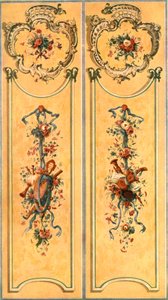 Decoración pintada en el Nuevo Palacio, Potsdam, Alemania de Unbekannt