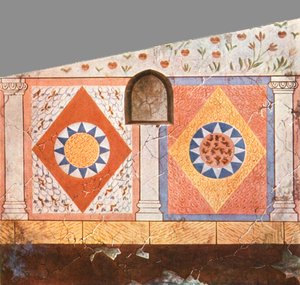 Decoración pintada en la Cripta de Stasovsky, Bósforo Cimerio, Kerch, 1928 de Unbekannt