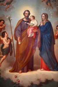 Pintura en el Santuario de María Auxiliadora, Valdocco, Turín, Italia de Unbekannt
