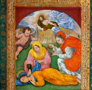 Pintura del martirio de Santa Cecilia, siglo III