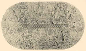 Pintura en el Techo del Salón de Justicia, No. 1, 1907