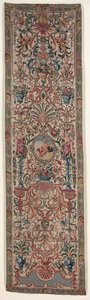 Par de colgaduras de cama bordadas, c. 1690
