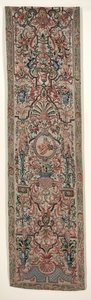 Par de colgaduras de cama de bordado, c. 1690