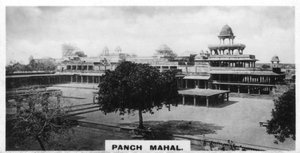 Panch Mahal, Fatehpur Sikri, Agra, India, c. 1925 de Unbekannt
