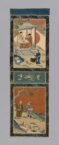 Panel para una pantalla, China, dinastía Qing 1644-1911, 1875-1900 de Unbekannt