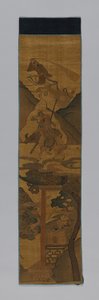 Panel de tela de mobiliario, China, dinastía Qing 1644-1911, 1800-1900 de Unbekannt