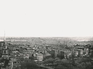 Panorama de la ciudad de Boston, EE.UU., 1895 de Unbekannt