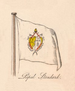 Estandarte Papal, 1838 de Unbekannt