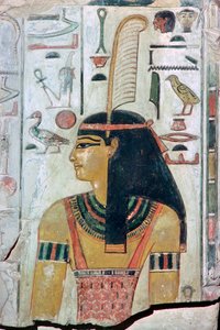 Imagen en papiro de la diosa Maat de Unbekannt