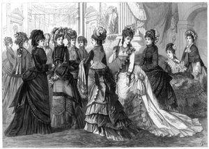 Moda de primavera en París, 1875