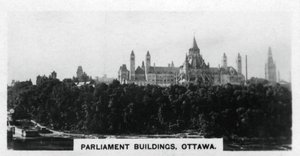 Edificios del Parlamento, Ottawa, Canadá, c1920s de Unbekannt