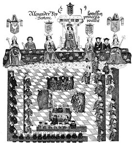 Parlamento de Eduardo I, siglo XIII, c1905