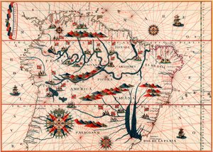 Parte de Sudamérica, 1582
