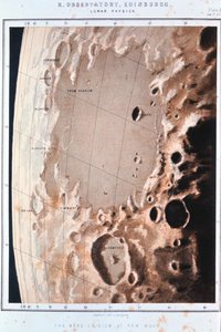 Parte de la superficie lunar de Unbekannt
